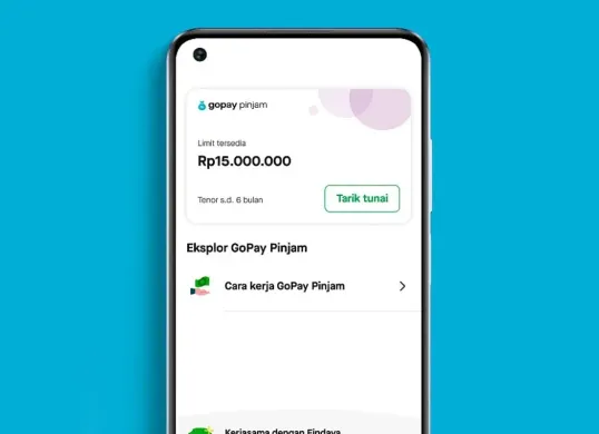 Cara pengajuan pinjaman online Rp500.000 di GoPay Pinjam. (Sumber: gojek.com)