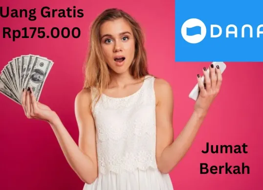 Selamat Anda bisa raih uang gratis Rp175.000 masuk ke dompet elektronik DANA. (Sumber: Poskota/Gabriel Omar Batistuta)