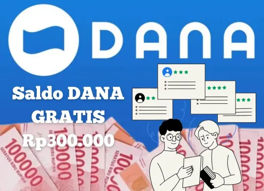 Mengisi survei online bisa klaim saldo DANA Gratis Rp300.000. (Sumber: Poskota/Syania Nurul Lita Baikuni)
