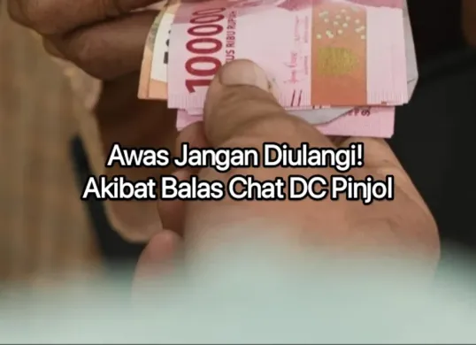 Awas hati-hati sering balas chat DC pinjol penipu. (Canva)