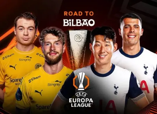 Streaming Bodo/Glimt vs Tottenham Hotspur pada pertandingan leg kedua semifina Liga Europa 2024-2025. (Foto: Vidio)