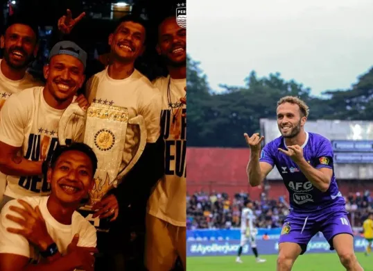 Ze Valente beri komentar kocak usai gol Fergonzi bantu Persib Bandung raih juara Liga 1. (Sumber: Instagram)