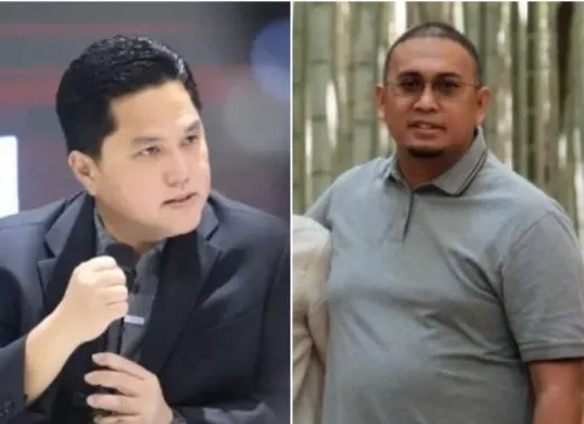 Erick Thohir tanggapi soal tudingan adanya mafia bola dari Andre Rosiade, begini katanya. (Sumber: Instagram)