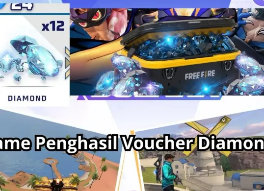 Game penghasil voucher diamond gratis Free Fire, Mobile Legends dan PUBG. (Game Free Fire, ML, PUBG)