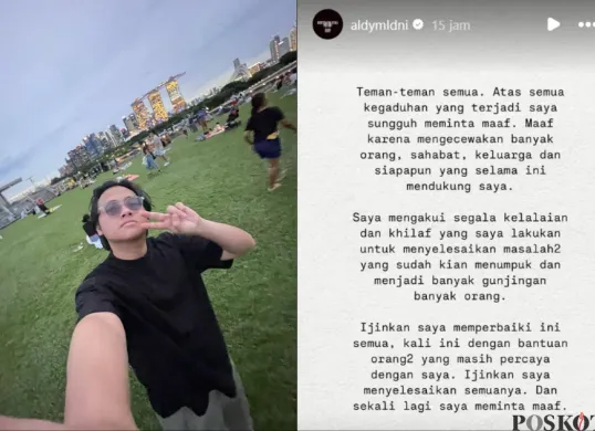 Ketahuan Tipu Fans Pakai Kedok Dinner Bareng, Aldy Maldini Eks CJR Akui Mau Selesaikan Semua Permasalahan (Sumber: Instagram/aldymldni)