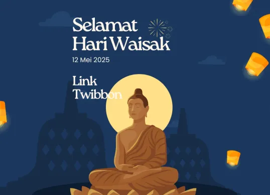 Link Twibbon Hari Raya Waisak 2025 Untuk 12 Mei Lengkap dengan Cara Pakainya (Sumber: Canva/Fanatika Studio/Edited Muhammad Ibrahim)
