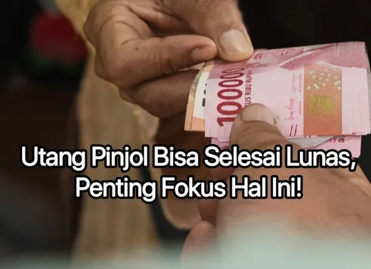 Cara melunasi utang pinjol bagi nasabah terlilit dan galbay utang pinjolnya. (Canva)