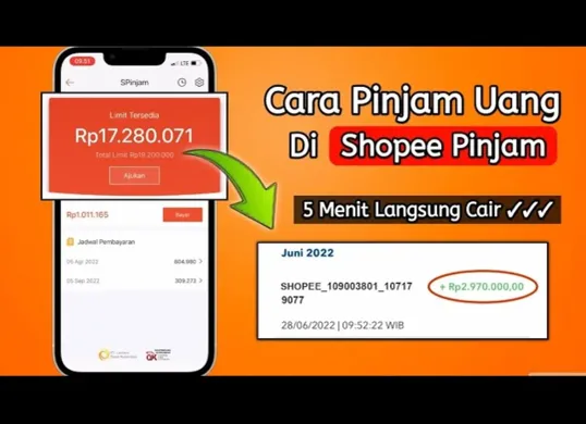 Cara Mengajukan Pinjaman di Shopee dengan SPinjam. (Sumber: YouTube/tips gadget)