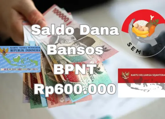 Saldo dana bansos BPNT 2025 dicairkan ke Bank Himbara, termasuk BSI. (Sumber: Poskota/Syania Nurul Lita Baikuni)