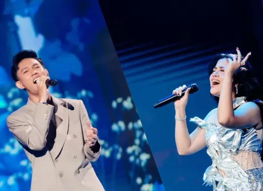 Fajar Noor dan Shabrina Leanor, siap beradu kemampuan dalam Grand Final Indonesian Idol XII.