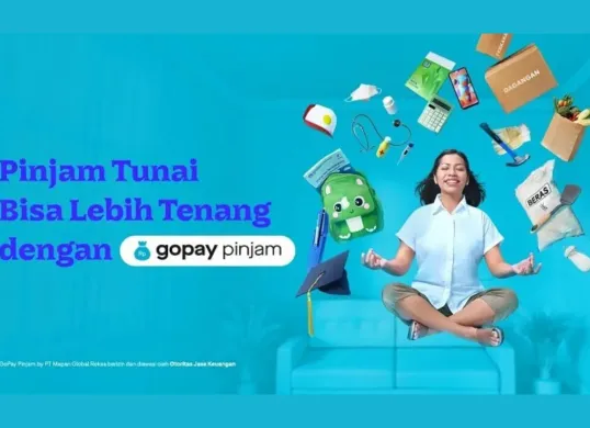 Pinjaman online legal dan aman sudah berizin resmi dari OJK, pakai GoPay Pinjam, begini caranya. (Sumber: GoPay)