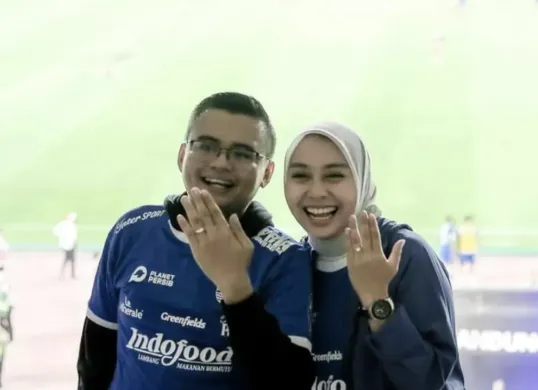 Putra Gubernur Jawa Barat Dedi Mulyadi Maula Akbar usai melamar Putri Karlina. (Sumber: Instagram?@maula_akbar08)