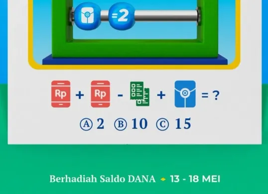 Kuis Markitung dari aplikasi DANA. (DANA)