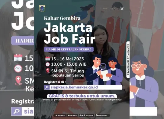 Pemprov DKI Jakarta kembali menghadirkan Jakarta Job Fair 2025. (Sumber: Instagram/@dkijakarta)