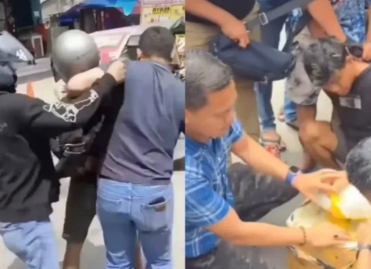 Viral aksi kejar-kejaran polisi demi menggagalkan peredaran sabu seberat 22 Kg di Medan. (Sumber: Tangkap layar Instagram/@medsosmedan.id)