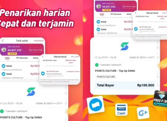 Aplikasi penghasil uang Cashzine kasih saldo DANA gratis. (Sumber: Play Store)