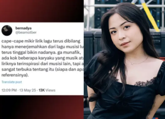 Bernadya Dituduh Jiplak Lirik Taylor Swift dan Olivia Rodrigo, Ini Penjelasannya (Sumber: Instagram/Bernadya)