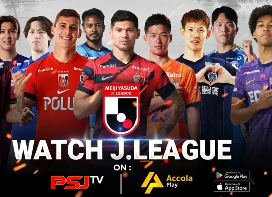 Live streaming J1 League atau Liga Jepang. (Sumber: PSJ TV)