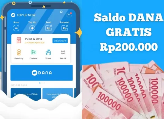 Cara klaim saldo DANA Gratis Rp200.000. (Sumber: Poskota/Syania Nurul Lita Baikuni)