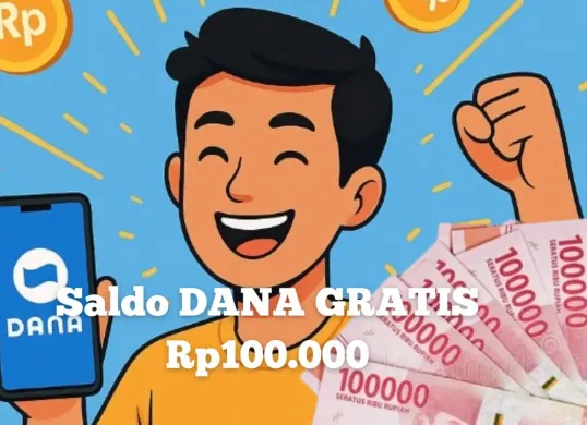 Klaim saldo DANA gratis hingga Rp100.000 tanpa modal dengan trik mudah dari Google. (Sumber: Poskota/Syania Nurul Lita Baikuni)