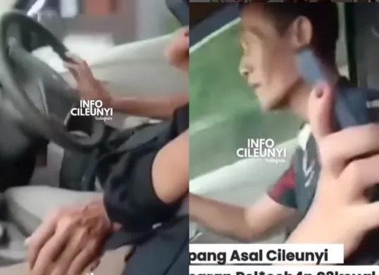 Aksi pelecehan seksual oleh sopir taksi online terhadap penumpangnya yang masih duduk di kelas 7 SMP. (Sumber: Tangkap Layar Instagram/@fakta.indo)