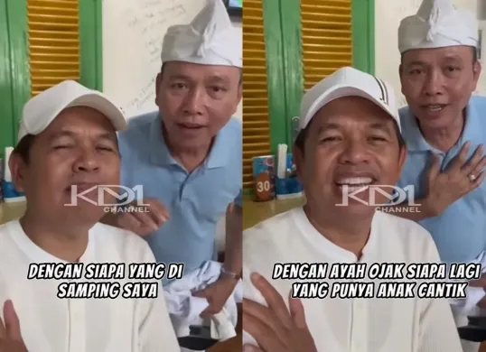 Dedi Mulyadi mendapatkan restu dari Ayah Ojak untuk meminang Ayu Ting Ting. (Sumber: Tangkap Layar TikTok/@dedimulyadiofficial)