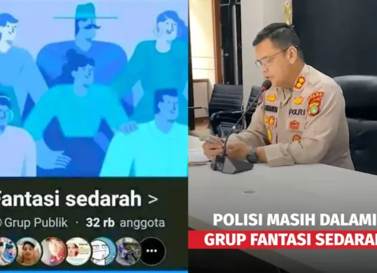 Polisi lacak admin grup Facebook Fantasi Sedarah. Komdigi sudah berkoordinasi dengan Meta untuk blokir konten sejenis. (Sumber: TikTok/@forumkeadilan.law)