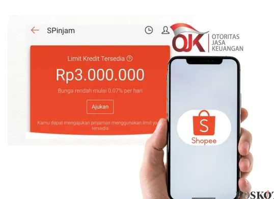 Begini cara pinjam uang di aplikasi Shopee mudah dan aman. (Sumber: Poskota/Faiz)