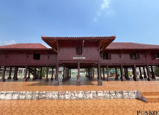 Cagar Budaya Rumah Si Pitung di Jalan Kampung Marunda Pulo 2 RT 02 RW 07, Cilincing, Jakarta Utara, Sabtu, 17 Mei 2025. (Sumber: Poskota/Pandi Ramedhan)