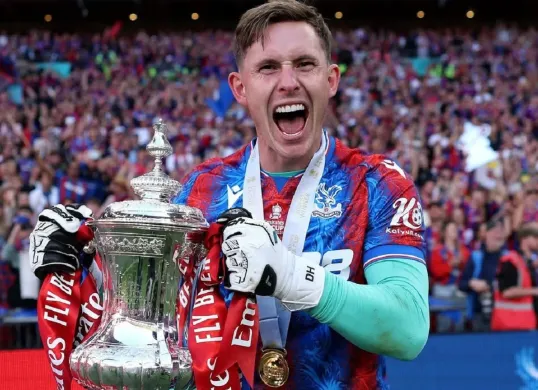 Dean Henderson tengah disorot setelah lolos kartu merah di laga Manchester City vs Crystal Palace, pada final Piala FA Cup 2024-2025. (Foto: Instagram/@deanhenderson)