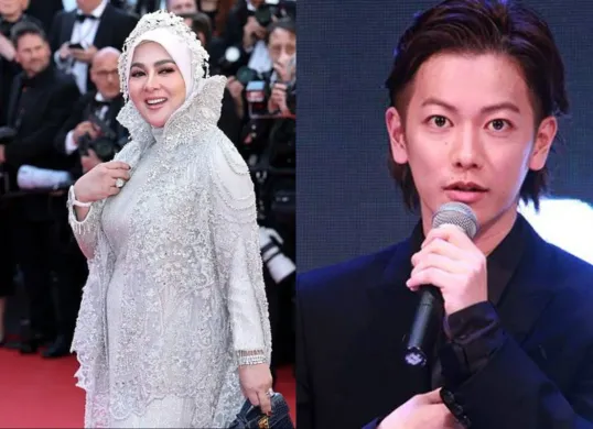 Potret Takeru Satoh aktor Jepang follow akun IG atau Instagram Syahrini istri Reino Barack. (Sumber: Instagram/@takeruxxsato/@Princessyahrini)