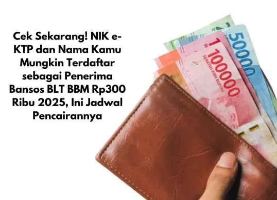 Cara cek BLT BBM 2025 pakai NIK e-KTP (Sumber: Poskota/Yusuf Sidiq)