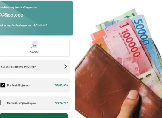 Aplikasi pinjaman online KlikKami, legal dan diawasi OJK, tetap cairkan dana hingga Rp600 ribu meski data pengguna tergolong buruk. (Sumber: Poskota/Yusuf Sidiq)