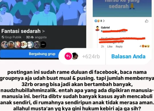 Muncul tagar #saveanakindonesia di tengah gegernya kasus grup Facebook Fantasi Sedarah. (Sumber: Instagram/dianfajarwati15)