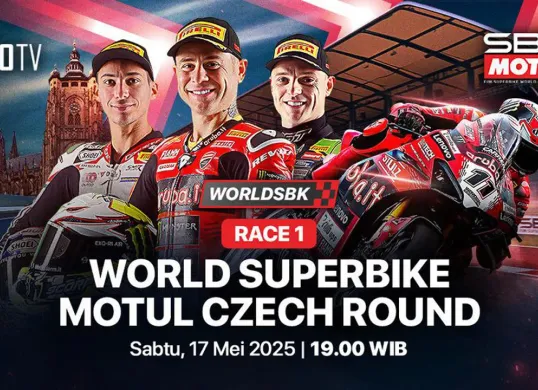 Live streaming WorldSBK Ceko 2025. (Sumber: Vidio)