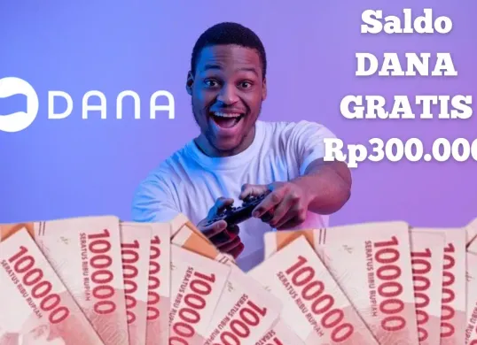 Cara klaim saldo DANA Gratis Rp300.000 di aplikasi penghasil uang yng terbukti membayar masuk dompet elektronik. (Sumber: Poskota/Syania Nurul Lita Baikuni)