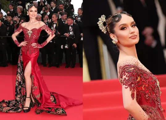 Cinta Laura di Festival Film Cannes 2025. (Sumber: Instagram/@claurakiehl)