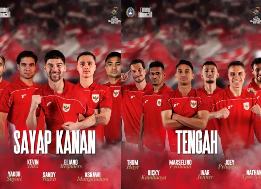 Daftar Lengkap 32 Pemain Timnas Indonesia untuk Kualifikasi Piala Dunia 2026 (Juni 2025) (Sumber: Dok/PSSI)