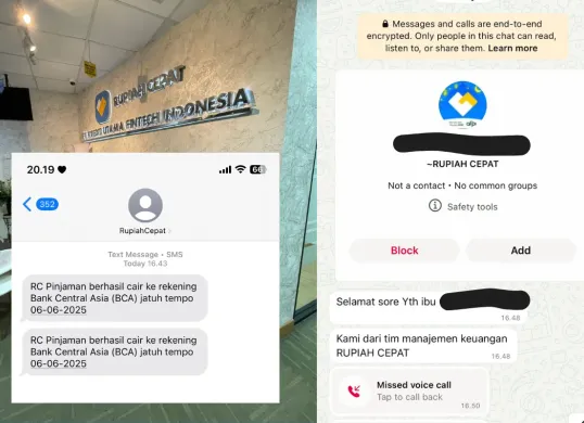 Ilustrasi korban pinjaman online ilegal menerima dana tanpa pengajuan. Kasus seperti yang dialami Carl menyoroti lemahnya sistem keamanan dan perlindungan konsumen. (Sumber: X/@helocarl)