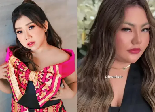 Lisa Mariana minta diroasting oleh Kiky Saputri. (Sumber: Instagram/@lisamarianaa, @kikysaputrii)