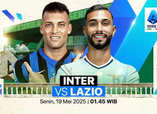 Info live streaming Inter Milan vs Lazio. (Sumber: Vidio)