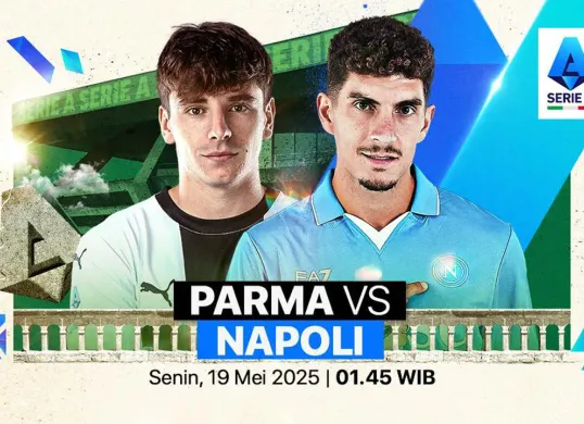 Info live streaming Parma vs Napoli. (Sumber: Vidio)