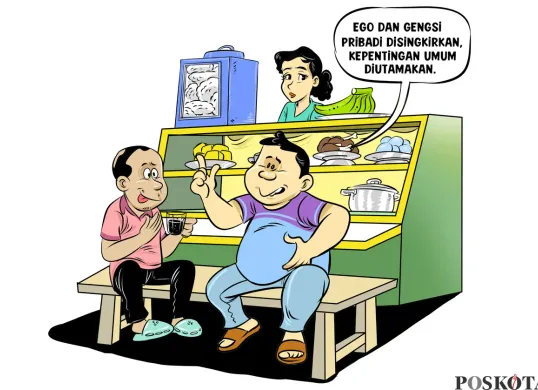 Obrolan Warteg: Yang Lalu Biarlah Berlalu (Sumber: Poskota/Arif Setiadi)