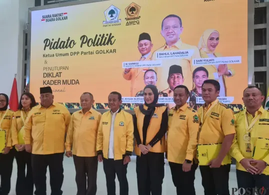 Pembukaan Diklat Kader Muda Nasional di DPP Partai Golkar, Jakarta Barat, Senin, 19 Mei 2025. (Sumber: Poskota/Pandi Ramedhan)
