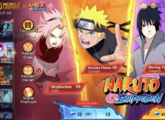 Ini Jumlah Tingkatan Hadiah Event MLBB x Naruto yang Wajib Kamu Ketahui (Sumber: Youtube/VY Gaming)