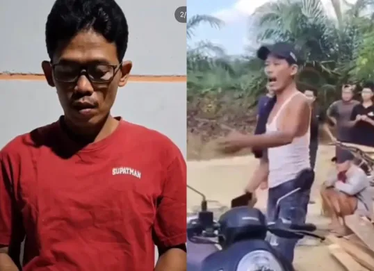Pria yang menghina Prabowo Subianto serta menantang TNI dan Polisi akhirnya minta maaf. (Sumber: Tangkap Layar Instagram/@medsoszone)