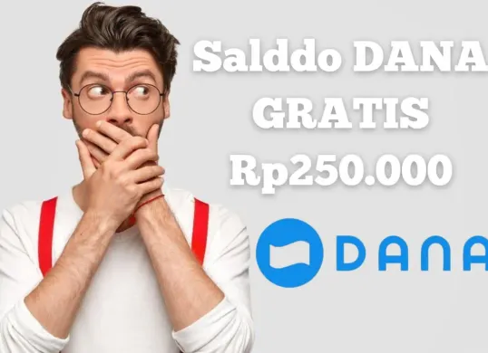 Saldo DANA Gratis Rp250.000 ngalir setiap hari di aplikasi penghasil uang. (Sumber: Poskota/Syania Nurul Lita Baikuni)