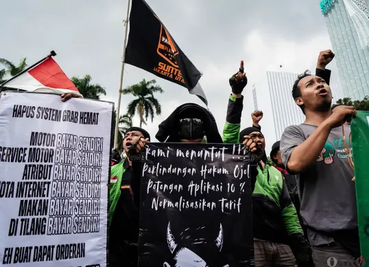 Aksi demonstrasi akan digelar di Jakarta hari ini Selasa, 10 Februari 2026. (Sumber: Poskota/Bilal Nugraha Ginanjar)