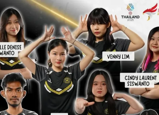 Skuad atlet Esport MLBB perempuan untuk SEA Games Thailand 2025. (IG PBESI)