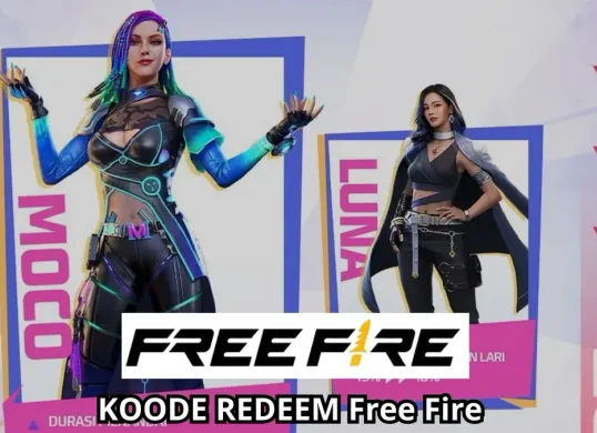 Klaim kode redeem FF gratis 20 Mei 2025 berhadiah skin hero karakter Moco dan Luna Free Fire